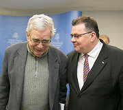 Tomas Venclova ir Linas Linkevičius