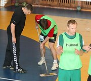 Treniruotės akimirka