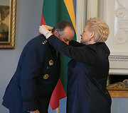 Dalia Grybauskaitė ir Philip Breedlove