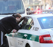 Vilniaus centre policija rūpinosi eismo saugumu