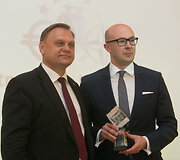 Valdas Sutkus ir Tomas Davulis