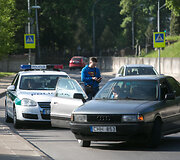 Gegužės 22 d. rytinis policijos reidas Vilniuje