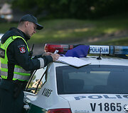 Gegužės 22 d. rytinis policijos reidas Vilniuje