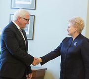 Frankas Valteris &Scaron;teinmejeris ir Dalia Grybauskaitė
