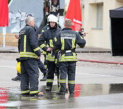 Užsidegė Vingio parko vasaros estrados stogas