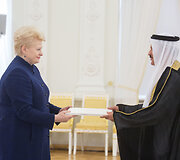 Dalia Grybauskaitė ir Yousif Eisa Hassan Eisa AlSabri