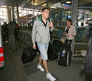Lietuvos vyrų krep&scaron;inio rinktinė Vilniaus oro uoste