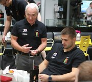 Lietuvos vyrų krep&scaron;inio rinktinė Vilniaus oro uoste