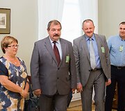 I&scaron; kairės: Gražina Gruzdienė, Artūras Černiauskas, Rimtautas Ramanauskas, Svajūnas Andriulis  