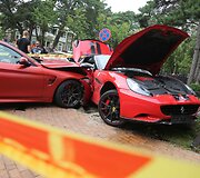 BMW M4 trenkėsi į Ugniaus Kiguolio &bdquo;Ferrari&ldquo;