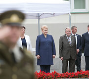 Dalia Grybauskaitė ir Vytautas Landsbergis