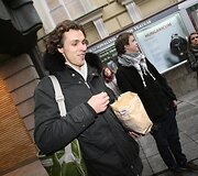 Protesto akcijos akimirka
