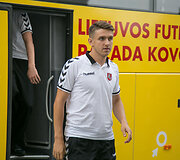 Lietuvos futbolo rinktinės pristatymas prie&scaron; naują Pasaulio čempionato atrankos ciklą.