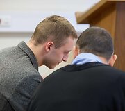 Vykintas Kaziulis teisme