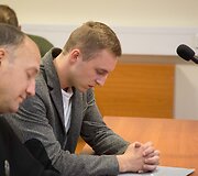 Vykintas Kaziulis teisme