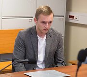 Vykintas Kaziulis teisme
