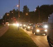 Vilniaus Olandų gatvėje automobilių avarija