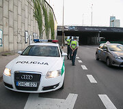 Lietuvos kelių policijos tarnybos reidas Vilniuje rugsėjo 16 d.