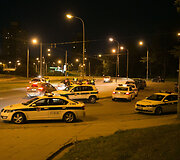 Rugsėjo 16 d. vakaro policijos reidas Vilniuje