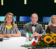 I&scaron; kairės: Beata Nicholson, Tomas Langvinis, Rūta &Scaron;čiogolevaitė