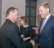 Saulius Skvernelis ir Eugenijus Gentvilas