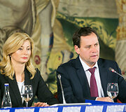 Rita Tama&scaron;unienė ir Valdemaras Toma&scaron;evskis