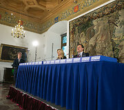 Lietuvos lenkų rinkimų akcijos - Krik&scaron;čioni&scaron;kų &scaron;eimų sąjungos spaudos konferencija po Seimo rinkimų