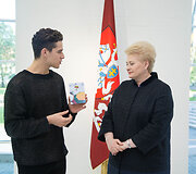 Donatas Montvydas ir Dalia Grybauskaitė