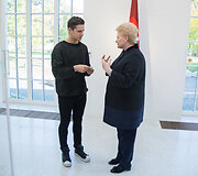 Donatas Montvydas ir Dalia Grybauskaitė