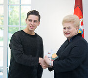 Donatas Montvydas ir Dalia Grybauskaitė