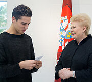 Donatas Montvydas ir Dalia Grybauskaitė