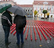 Vilniuje žvakučių akcija organų donorams pagerbti