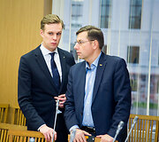 Gabrielius Landsbergis ir Gintaras Steponavičius