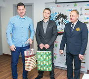 Apdovanojimų akimirka