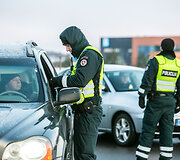Vilniaus kelių policijos reidas sekmadienio ryte