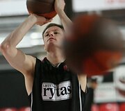 Treniruotės akimirka