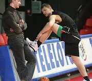 Treniruotės akimirka