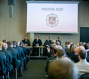 Konferencijos &bdquo;Policija 2020&ldquo; akimirka