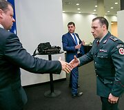 Saulius Skvernelis ir Linas Pernavas