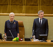 Irena Degutienė ir Viktoras Pranckietis