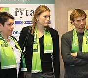 Daina Gudzinevičiūtė, Austra Skujytė ir  Edvinas Krungolcas