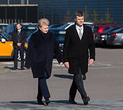 Dalia Grybauskaitė ir  Darius Jauni&scaron;kis