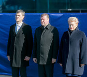 Saulius Skvernelis, Darius Jauni&scaron;kis, Dalia Grybauskaitė