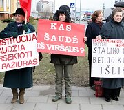 Algirdą Paleckį palaikantys žmonės