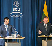 Pavlo Klimkinas ir Linas Linkevičius