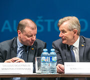 Saulius Skvernelis ir Viktoras Pranckietis