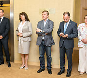 Saulius Skvernelis, Vida Ba&scaron;kienė, Ramūnas Karbauskis, Aurelijus Veryga, Agnė &Scaron;irinskienė