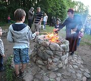 Joninės Verkių parke