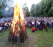 Joninės Verkių parke