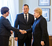 Edita Janu&scaron;ienė, Evaldas Pa&scaron;ilis, Dalia Grybauskaitė